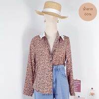 Women shirt with lace เสื้อเชิร์ท ผ้าใส่สบาย ลายสวยเป๊ะ