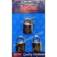 กุญแจ ison  32มิลแบบ3ตัวชุด