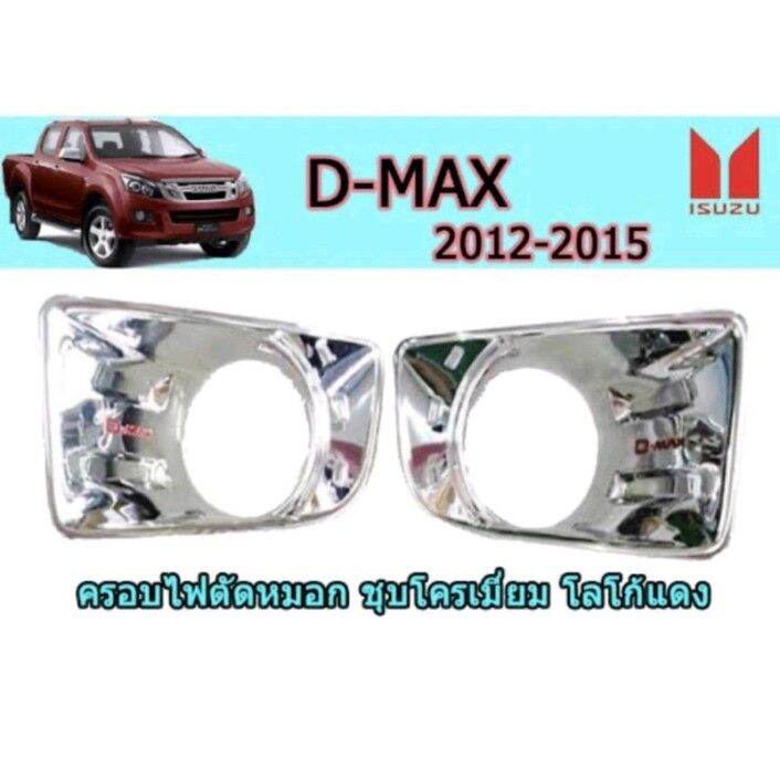 ครอบไฟสปอร์ตไลท์-d-max-2012-2015สินค้าเป็นคู่-มี3สี-ดำด้าน-สีขาว-ดำเงา-ชุบ-เคฟล่าดำ-สินค้าผลิตไทย