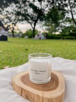 เทียนหอมไขถั่วเหลือง Organic soy wax 100% กลิ่น You are a peach