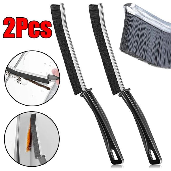  2Pcs Crevice Gaps Cleaning Brush, Thin Hard Bristle