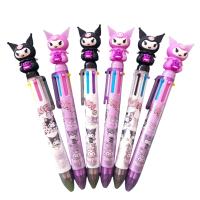 ปากกาลูกลื่น  หมึก 6 สี Kuromi แท่งใหญ่ / 1 แท่ง