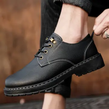 Mens black non hot sale skid shoes