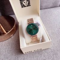 ?ของแท้100%? นาฬิกาข้อมือ Anne Klein Womens  AK/1362GNRG  Rose Gold Green Dial Watch   สี Rosegold