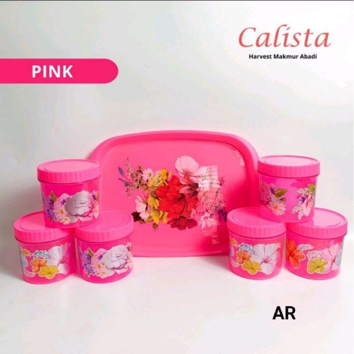 Tonam Calista Toples Kue Dan Nampan Toples Calista Lazada Indonesia