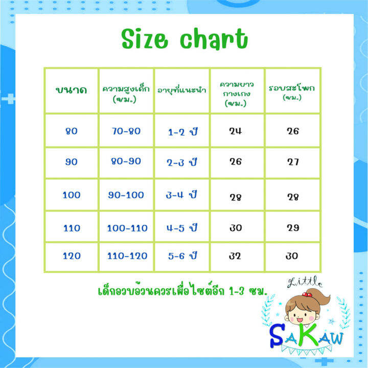 กางเกงยีนส์ขาสั้นเด็ก-พร้อมส่ง-little-sakaw