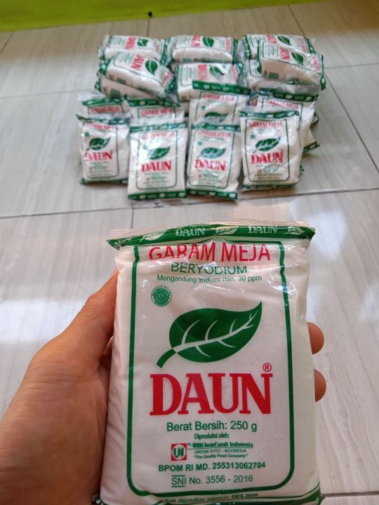 Garam Dapur merk Daun netto 250gram | Lazada Indonesia