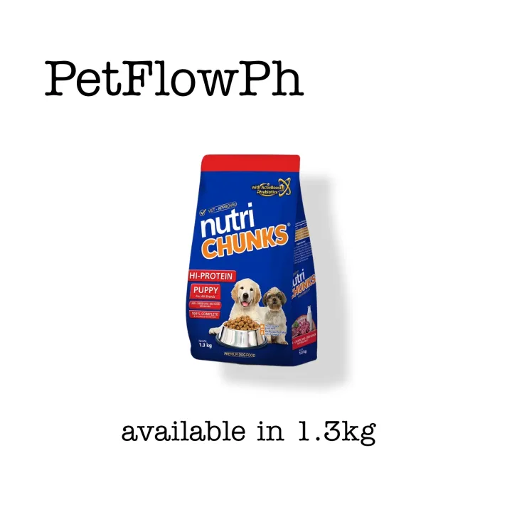 Nutri Chunks HiProtein Puppy dry dog food Lazada PH