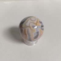 เครซี่ อาเกต crazy agate ทรงกลม ขนาด 2.4 cm หินธรรมชาติ หินแร่