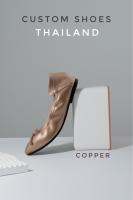 รองเท้าบัลเล่ต์ By Customshoes สีCopper นุ่มใส่สบาย ไม่กัดเท้า 100%