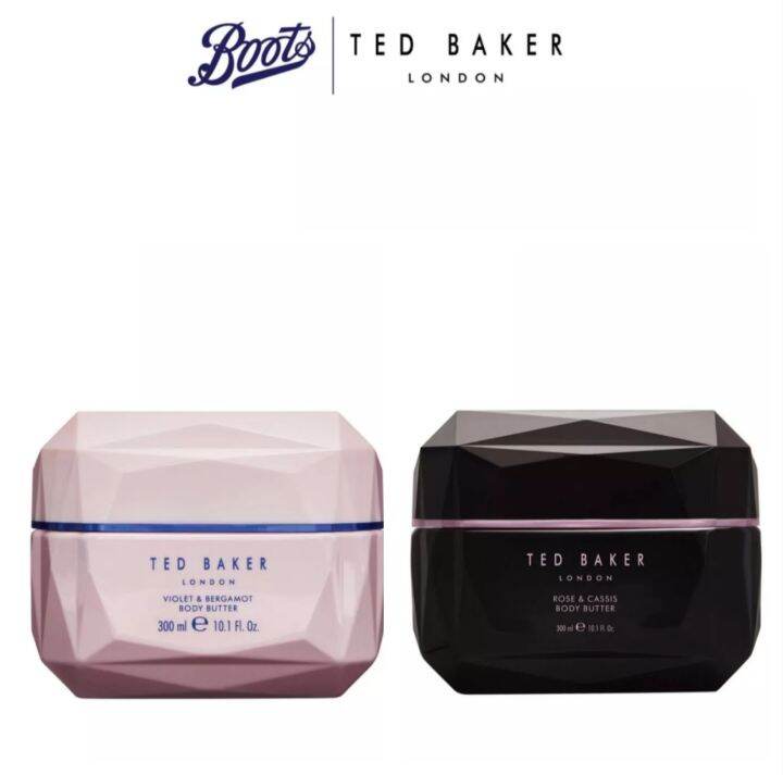 TED BAKER LONDON VIOLET & BERGAMOT BODY BUTTER 300ml. ผลิตภัณฑ์บำรุงผิว