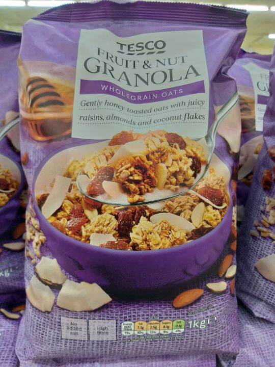 TESCO FRUIT & NUT GRANOLA 1KG. Lazada PH
