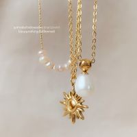 Sunshine necklace TINARI stainless gold chainสร้อยคอ สร้อย สร้อยทอง พระอาทิตย์ ของขวัญ