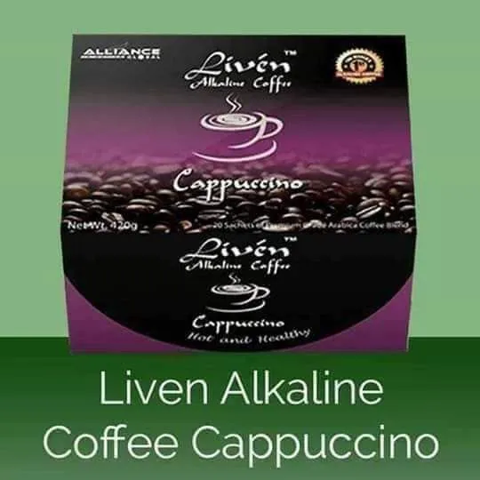Livén Alkaline Coffee Cappuccino Flavor Lazada PH