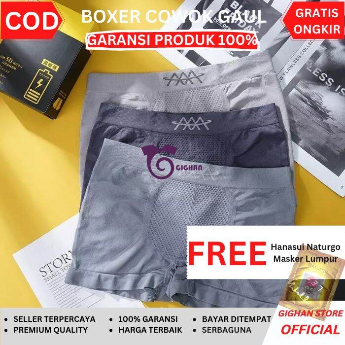 Sempak Pria Dewasa Model Kekinian Celana Dalam Cowok Boxer Sport CD