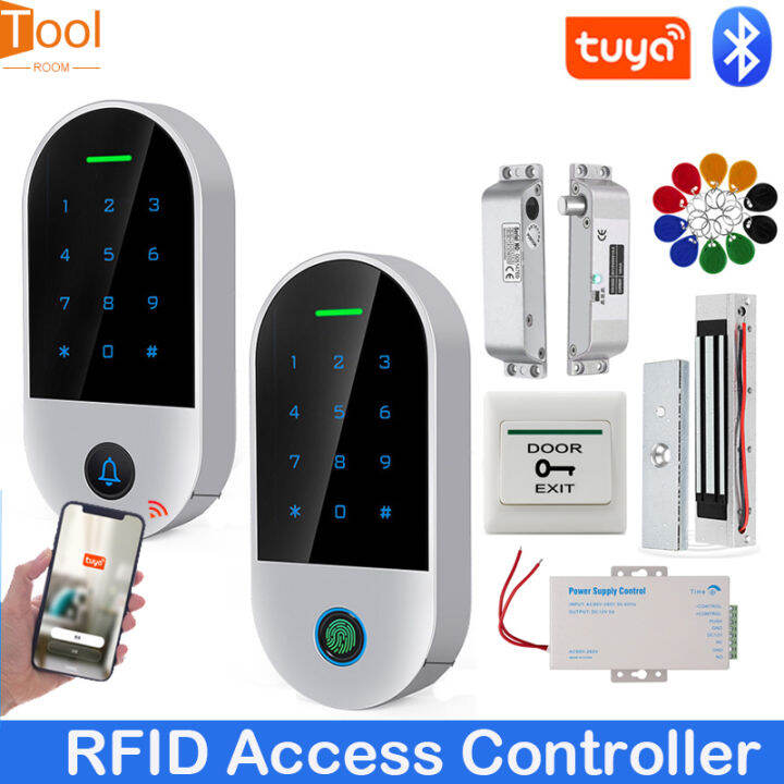 Bluetooth Tuya Fingerprint access control machine IP66 waterproof Door
