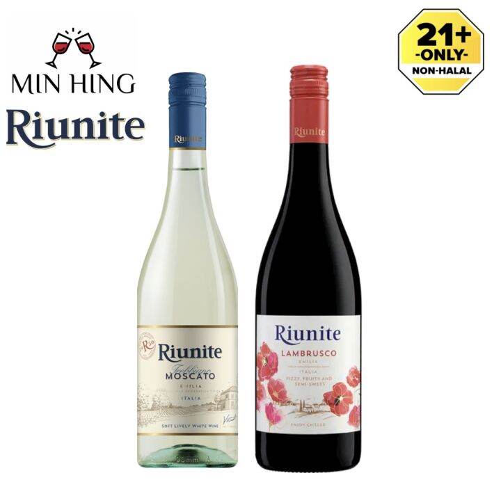 Riunite Emilia Sparkling Wine ( Lambrusco / Moscato ) 750ml Italy
