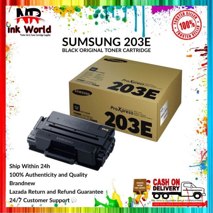 Samsung 203E MLT-D203E High Yield Black Original Toner Cartridge ...