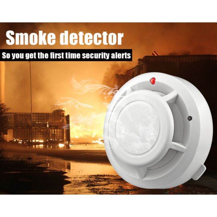 [Free Battery]Photoelectric Sensitive Sensor Smoke Detector Fire Alarm