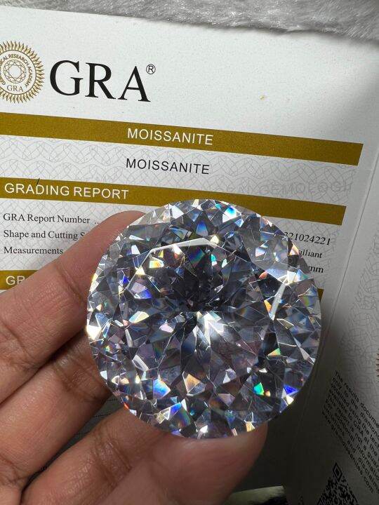 mosang-เพชร-1-เม็ด-น้ำหนัก-1-50-กะรัต-โมซาไนท์-เพชร-moissanite-มี-ใบ-เซอร์ะอยู่ในซีน-ตัวเลขเลเซอร์-lab-diamond-รูปร่างกลม-round-7-50-mm-d-color-vvs1-ขนาด-7-50-มิล