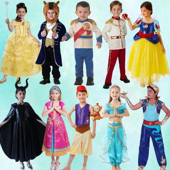 Aladdin Costume Jasmine Princess Clothing Disney Beauty and Beast ...