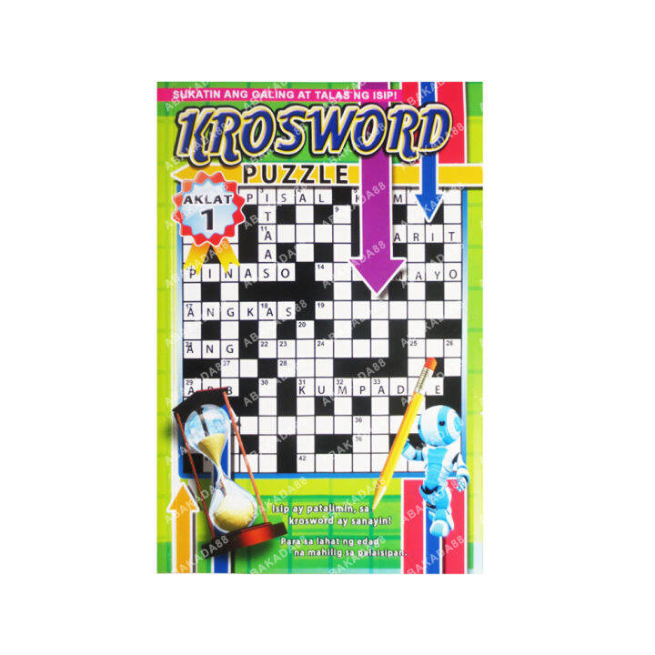 Krosword Puzzle Book Crossword Tagalog Book 12 Lazada PH