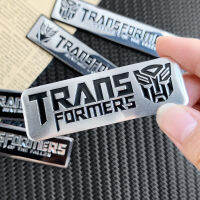 สติกเกอร์ติดรถ Transformers สติกเกอร์3D สามมิติโลหะล้วนสติกเกอร์ตกแต่งโลโก้ดัดแปลงมีเอกลักษณ์ส่วนตัวสำหรับออโต้บอเบอร์