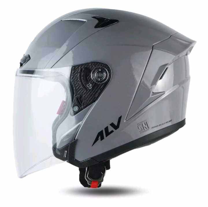 ALV ULTRON Helm Half Face Motif Paket Ganteng Spoiler kyoto ttc r2r