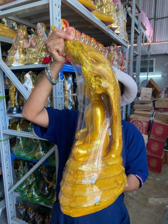 พระนาคปรก-พระประจำวันเสาร์-กว้าง12นิ้ว-สูง21นิ้ว