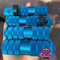 พักเท้ามีเนียมposh สีฟ้า หน้าหลัง ใส่เวฟ-ดรีม