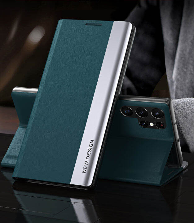 โรงแรมหรูในกรณีแม่เหล็กโทรศัพท์ Xiaomi Mi 12T Pro 12TPro แบบฝาพับเคส ...