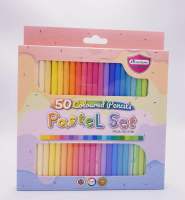 สีไม้มาสเตอร์อาร์ต ดินสอสี50สีพาสเทล