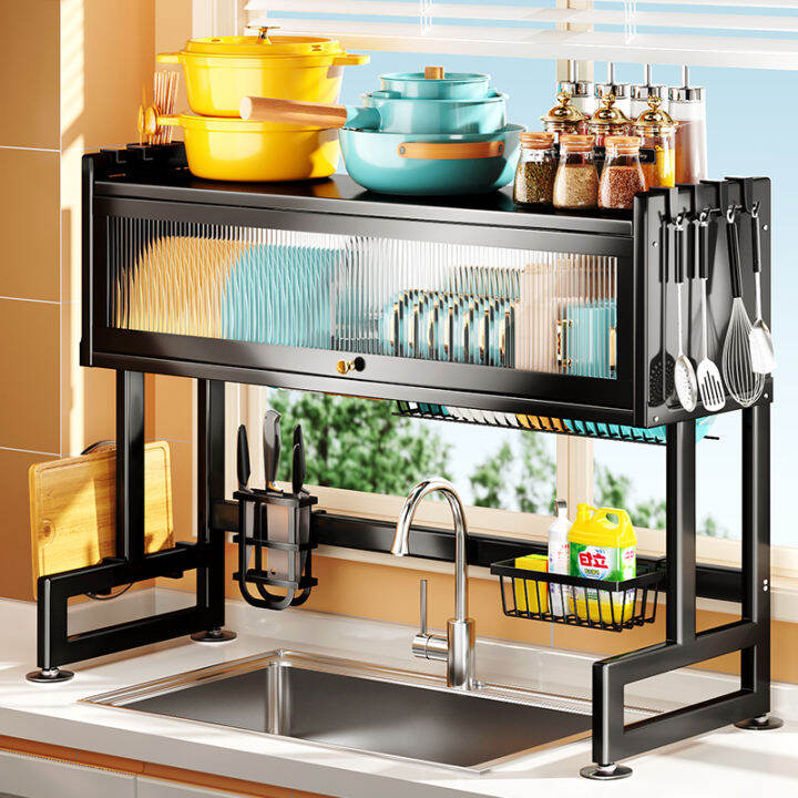 Kitchen Sink Storage Shelf 2022 New Storage Rack MultiFunctional Plate