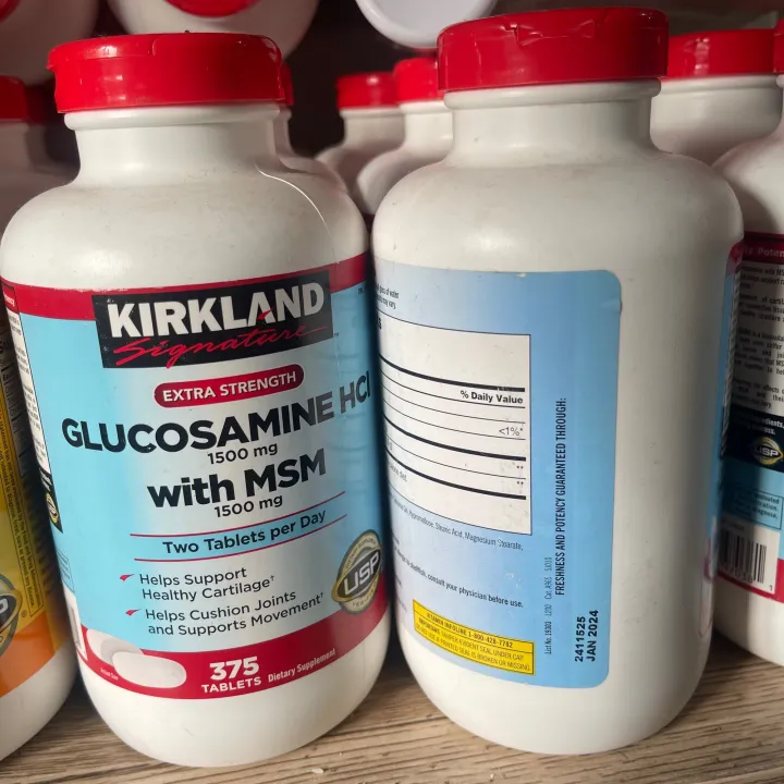 Kirkland Signature Glucosamine with MSM, 375 Tablets Lazada PH