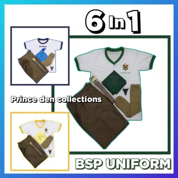 BLC Original Boy Scout of the Philippines Uniform Set of 6 w