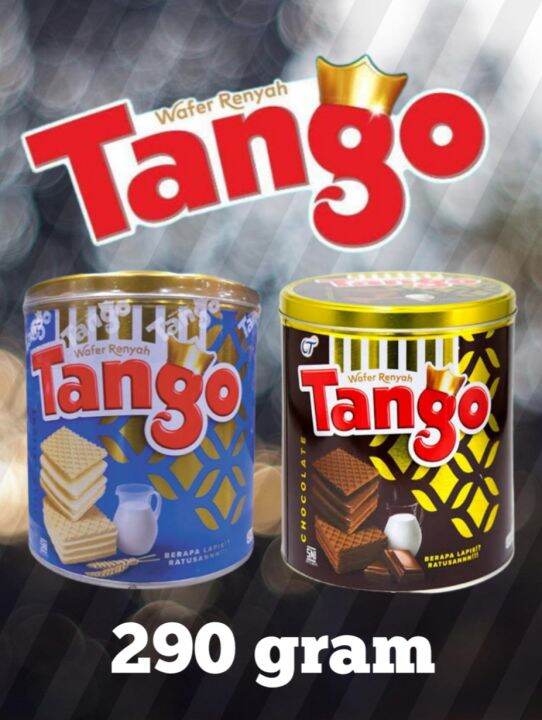 Tango Wafer Vanilla Dan Coklat Kemasan Kaleng 290 Gram Lazada Indonesia