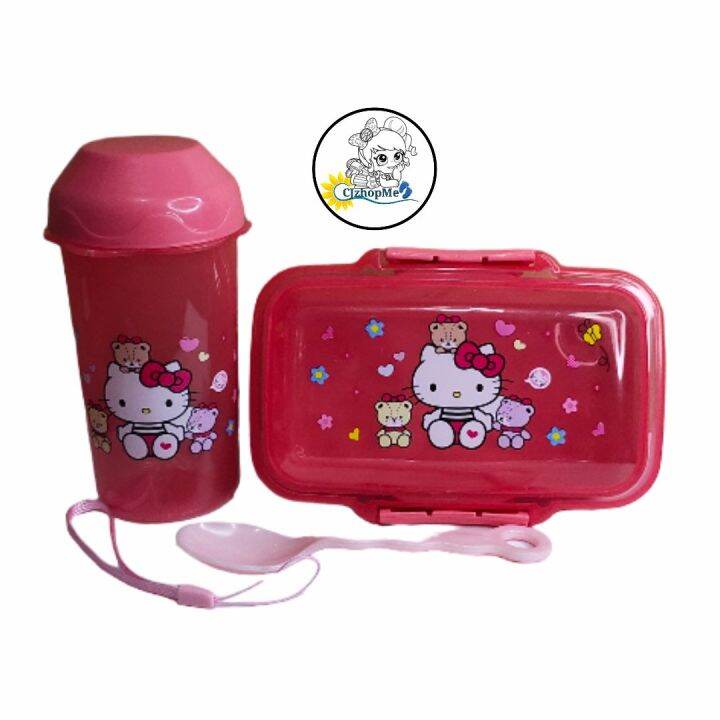2in1 lunch box set cartoon characters lunch box for kids food