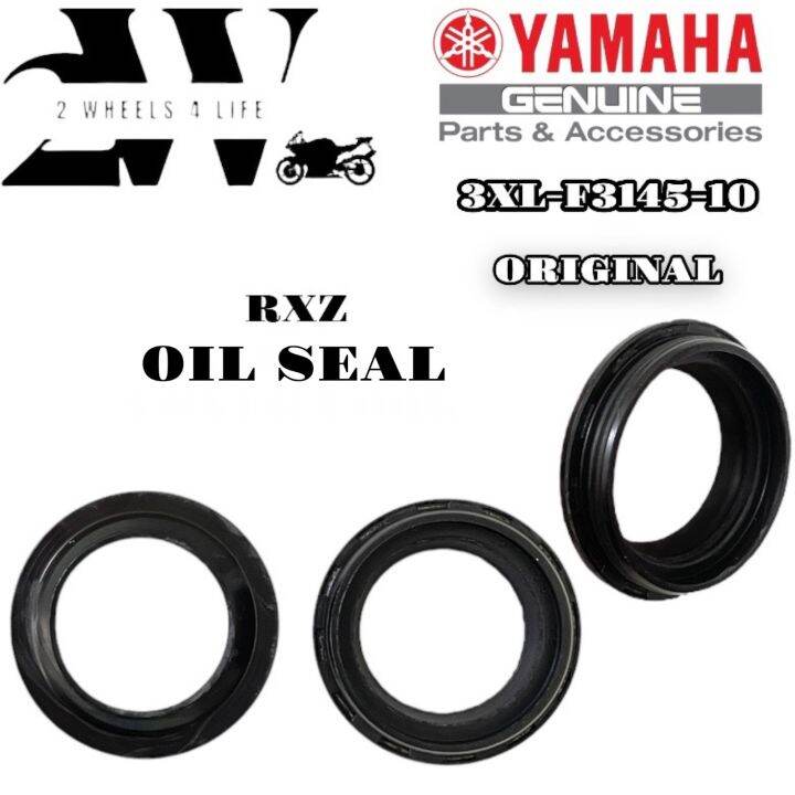 YAMAHA RXZ FORK OIL SEAL SET (2PCS) 100 ORIGINAL Lazada