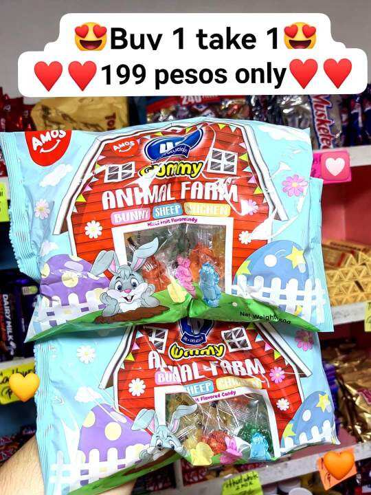 4D delicious gummies animal farm 🐄🐕🐸🐰 Buy 1 take 1 145 pesos only