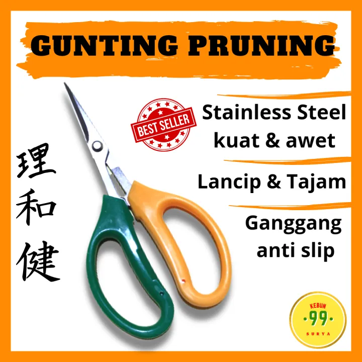 Gunting Pruning Bonsai Daun Tanaman Ranting Alat Berkebun | Lazada ...