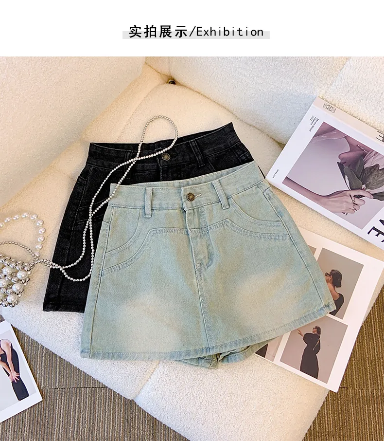 Denim mini skirt, my 5th denim item! Oh boy! - Nancys Fashion Style