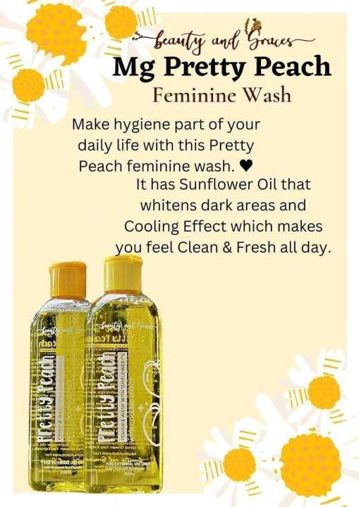 Pretty Peach Feminine Wash by Beauty and Graces Lazada PH