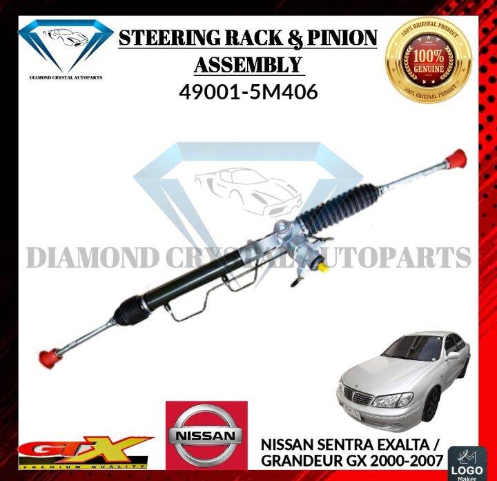 STEERING RACK AND PINION ASSEMBLY NISSAN SENTRA EXALTA GRANDEUR 2000