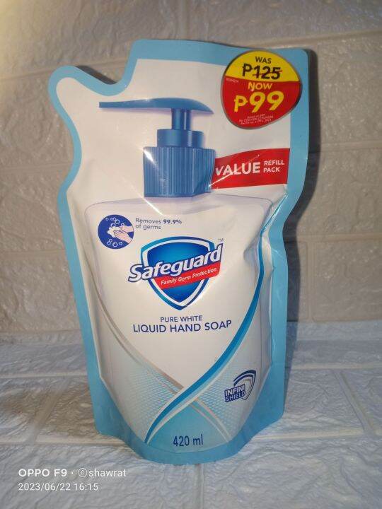 40 Off Safeguard Pure White Liquid Hand Soap 420ml Lazada Ph