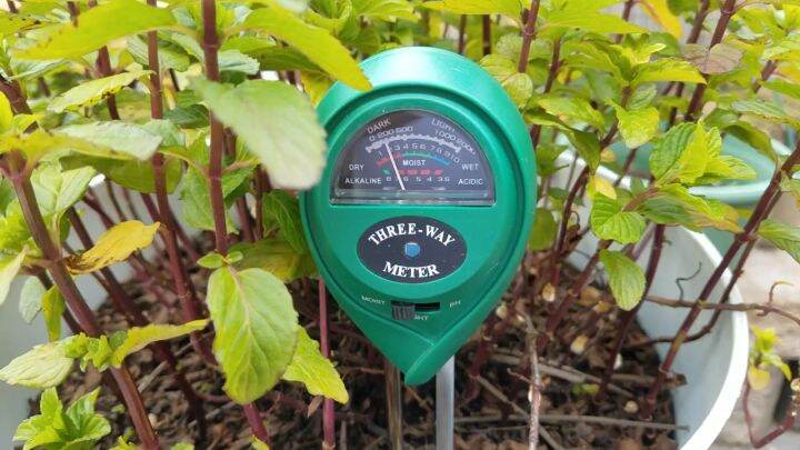 Treny 3 In 1 Soil Fertilizer Meter Soil Ph Meter Moiture Soil Tester Ph 