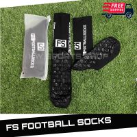 [พร้อมส่ง] ถุงเท้ากันลื่น FS Football socks ที่นักฟุตบอลมืออาชีพเลือกใช้ (ครึ่งแข้ง)