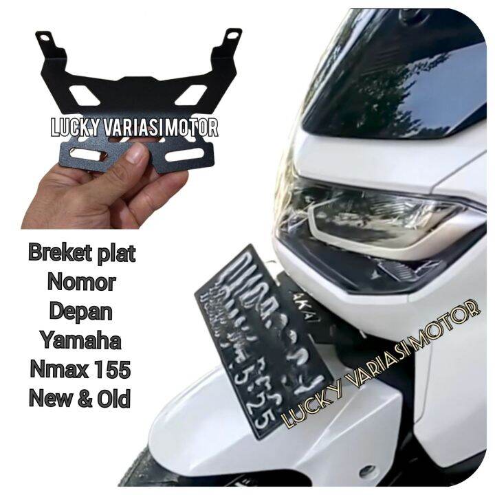 Breket Plat Nomor Depan Model Kumis Yamaha Nmax New Old Breaket Kumis Lazada Indonesia