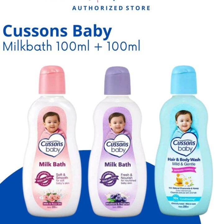 CUSSONS MILK BATH / HAIR & BODY WASH [100 + 100 ML] Lazada Indonesia