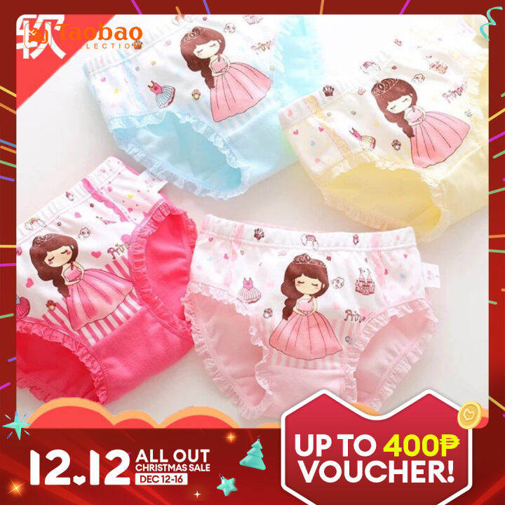 Children's Underwear Girls' Cotton Triangle 100 without Pp Baby Girl