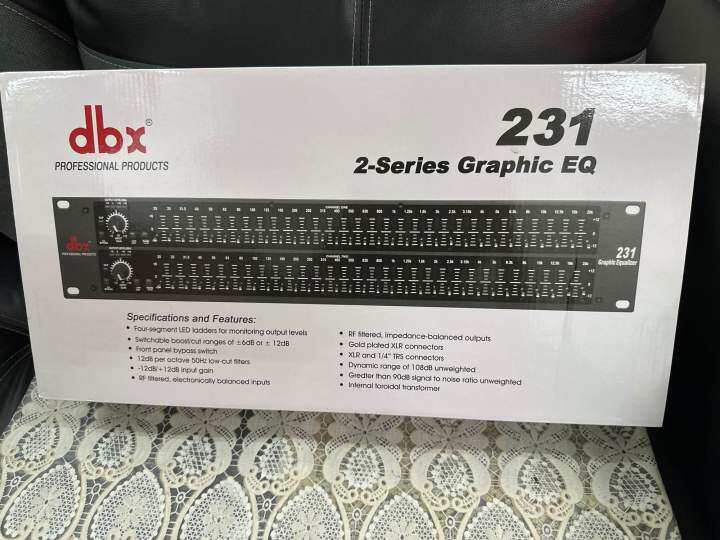 DBX 231 – 2 SERIES 31 BAND PROFESSIONAL GRAPHIC EQUALIZER | Lazada PH